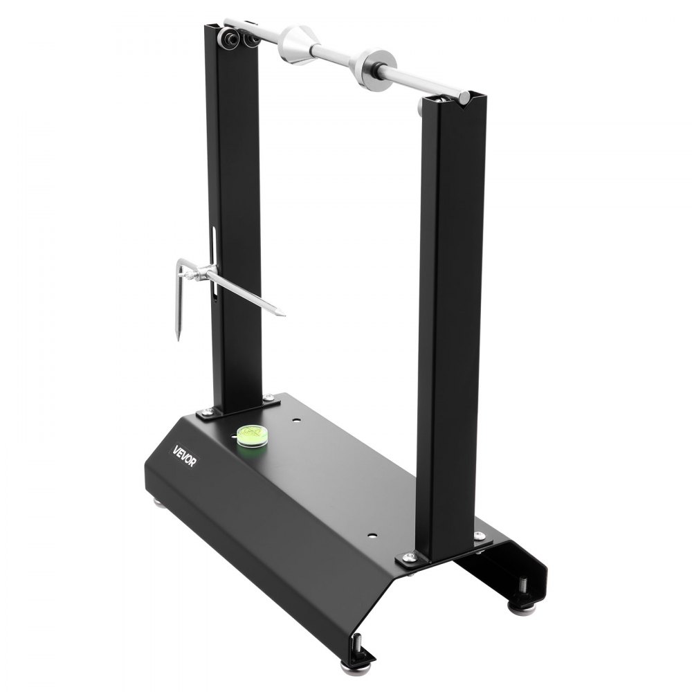 VEVOR Motorfiets Wielbalanceerstandaard, Bandenbalanceermachine, 40 kg draagvermogen, Bandenbalanceermachine met verstelbare centreerkegels en centreeraanwijzer, Bandenmontagehulpmiddel voor wielen met een diameter van φ 812,8 mm