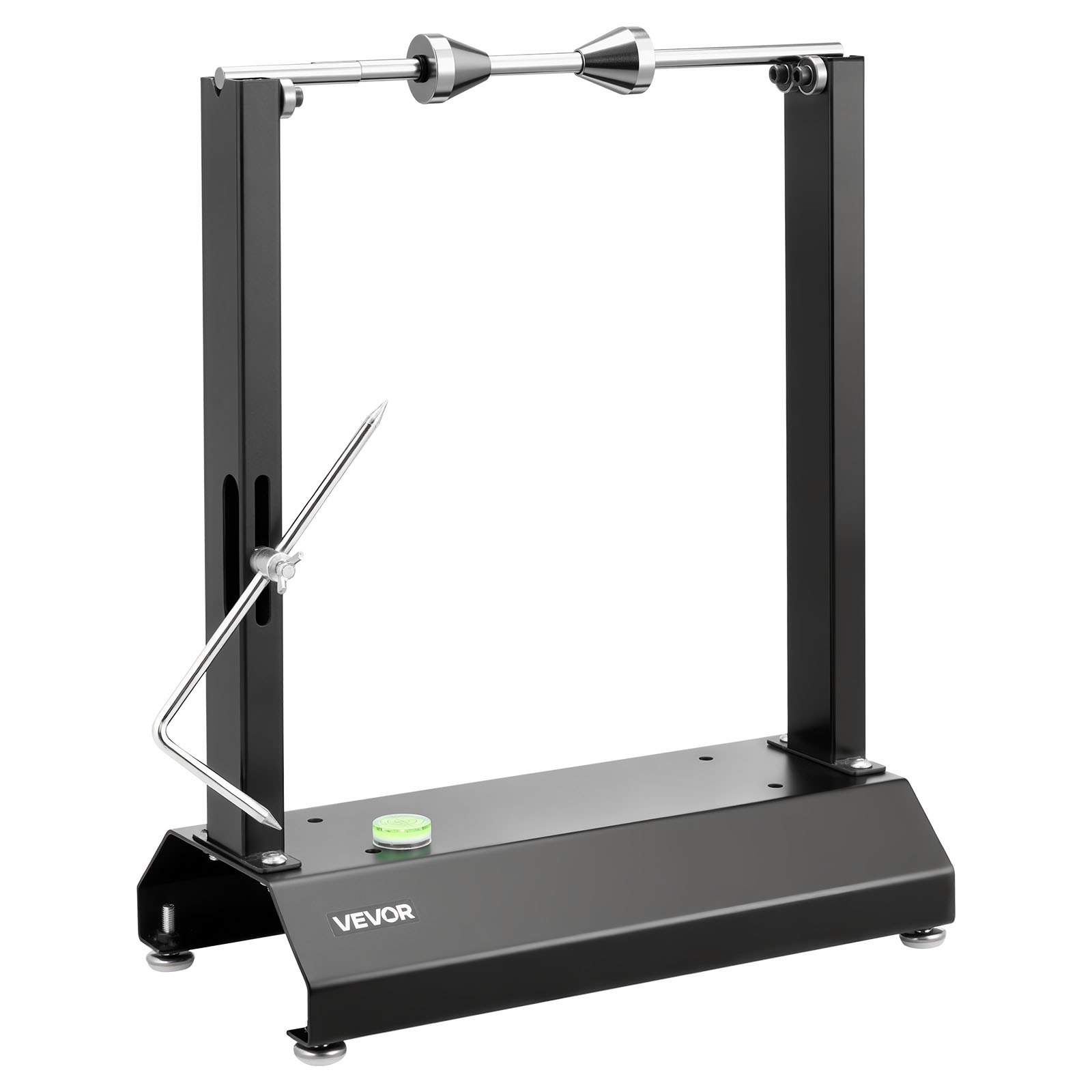 VEVOR Motorfiets Wielbalanceerstandaard, Bandenbalanceermachine, 40 kg draagvermogen, Bandenbalanceermachine met verstelbare centreerkegels en centreeraanwijzer, Bandenmontagehulpmiddel voor wielen met een diameter van φ 812,8 mm