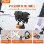 VEVOR 1 m fietskettingslot met 4 sleutels en hoge beveiliging, robuust antidiefstalslot met hoge beveiliging van metaalstaal, perfect voor fiets, motorfiets, scooter, fiets, deur, hek of poort