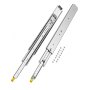 VEVOR 1 Pair Full Extension Drawer Slides 18 20 22 28 30 32 36 38 40 44 48 52 56 60 in, 500 lbs Load Capacity Locking Drawer Slides, Ball Bearing with Lock Side Mount Drawer Slide Rail
