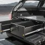 VEVOR 1 paar volledig uitschuifbare ladegeleiders, 1524 mm, 226 kg draagvermogen, vergrendelbare ladegeleider, kogellagers met vergrendelingsmechanisme, zijdelings gemonteerde ladegeleiders