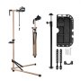 VEVOR Fietsreparatiestandaard 39,9 kg laadvermogen met 105-152 cm verstelbare hoogte en magnetische gereedschapsbak, opvouwbare onderhoudsstandaard voor mountainbikes racefietsen
