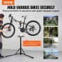 VEVOR fietsreparatiestandaard, fietsmontagestandaard, reparatiestandaard voor fietsen, heavy-duty montagestandaard 30 kg, 102-160 cm, in hoogte verstelbare fietsenstandaard met 360° draaibare klemkop