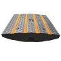 VEVOR Car Driveway Rubber Curb Ramp, 15 Tons Load Capacity, 66 mm Rise Curbside Bridge Ramp with Yellow Reflective Strips, Suitable for Loading Dock, Warehouse, Garage, Sidewalk (1 Pack)