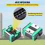 VEVOR 3PCS Linear Rail 0.78-66 Inch, Linear Bearings and Rails with 4PCS HSR20 Bearing Block, Linear Motion Slide Rails plus for DIY CNC Routers Lathes Mills, Linear Slide Kit fit X Y Z Axis
