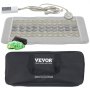 VEVOR Far Infrared Heating Pad, 52 Natural Jade & 20 Tourmaline Stone Heating Pad for Back Pain Relief, 103-159 ℉ Infrared Heating Pad with Smart Controller & Auto Shut Off (Medium Size 23.9"x15.8")