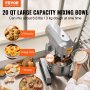 VEVOR Commercial Food Mixer 18.7L 3-Speed Stand Dough Mixer 1100W for Restaurant