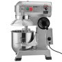 VEVOR Commercial Food Mixer, 18.7L Commercial Stand Mixer with 3 Adjustable Speeds, 1100W Dough Mixer with Stainless Steel Bowl and 3 Mixing Attachments, Ideal for Restaurant, Bakery, Pastry shop, Caf