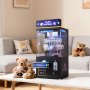 VEVOR Claw Crane Machine, Medium-Sized Arcade Game Machine with Light & Sound, Adjustable Difficulty, Precise Toy Candy Grabber Prize Dispenser Vending Toy, for Commercial Home Cinema, Black Purple