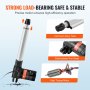 VEVOR 6000N Lineaire actuator DC 12V lineaire aandrijving IP44 elektrische lineaire motor 200 mm slaglengte Geluidsniveau ≤ 50 dB Elektrische deuropener 5 mm/s Reissnelheid Lineaire technologie Aanpassing aandrijving