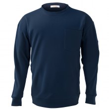 VEVOR Vlamvertragend overhemd met lange mouwen voor heren, lichtgewicht 7 oz ademend katoenen werkkleding met krimpbehandeling en zak, voor lassers en elektriciens, marineblauw, 2XL