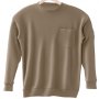 VEVOR Vlamvertragend overhemd met lange mouwen, lichtgewicht 7 oz ademend katoen, brandvertragende werkkleding voor heren met krimpbehandeling en zak, voor lassers, elektriciens, lichtbruin 2XL