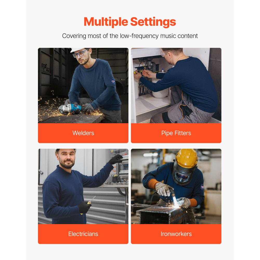 VEVOR Vlamvertragend overhemd met lange mouwen, ademend katoen (7 oz), brandvertragende werkkleding voor heren met krimpbehandeling en zak, voor lassers, elektriciens, marineblauw, XL