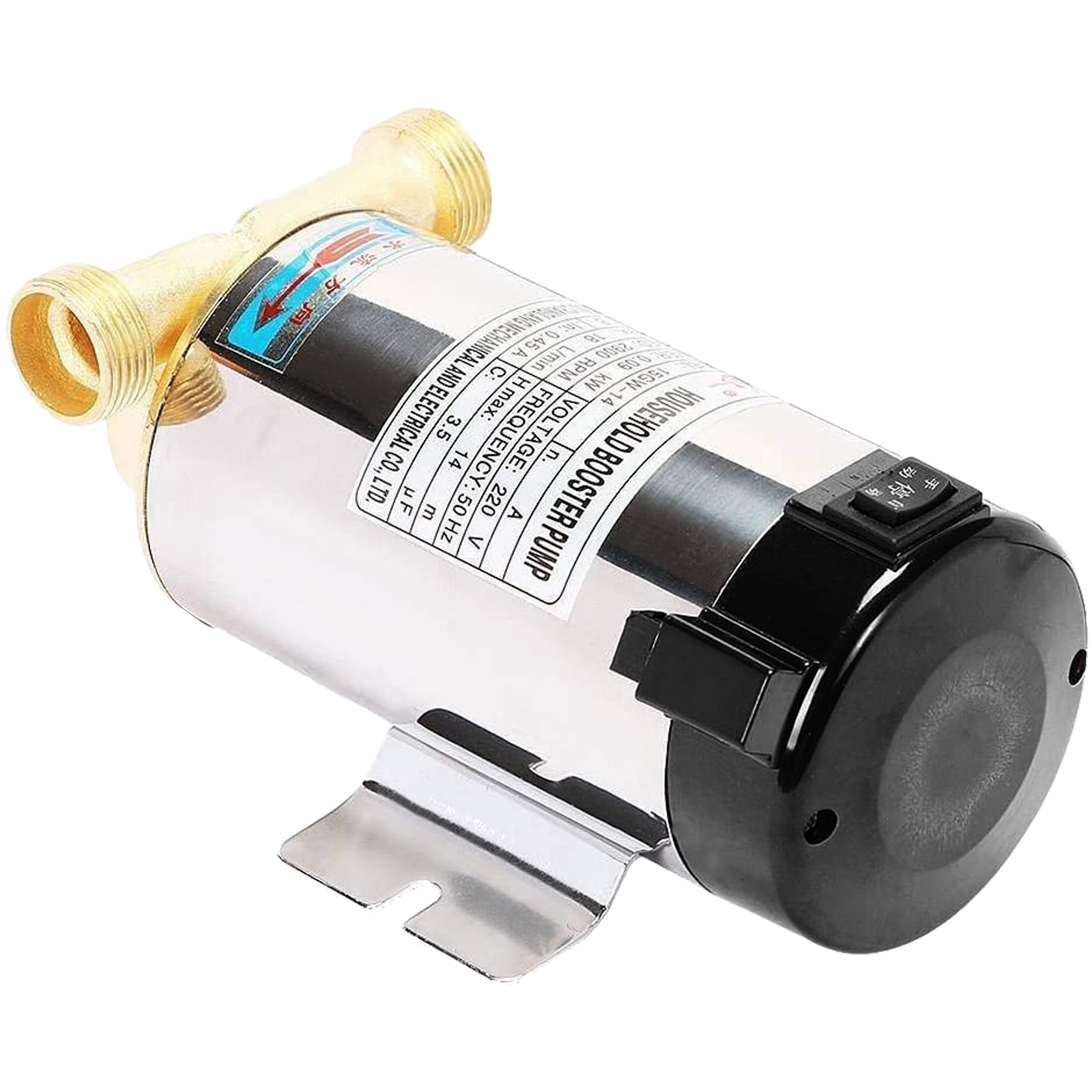 Vevor Booster Pomp Huishoudelijke Circulatiepomp Waterboosterpomp Rvs 90 W