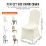 VEVOR chair covers for various high-back chairs, enhancing your dining experience.