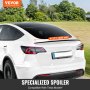 VEVOR GT Wing autospoiler, 47,2 inch spoiler, compatibel met Tesla Model Y, ABS-materiaal met hoge sterkte, bakverf, auto-achterspoilervleugel, racespoiler voor auto's, matzwart