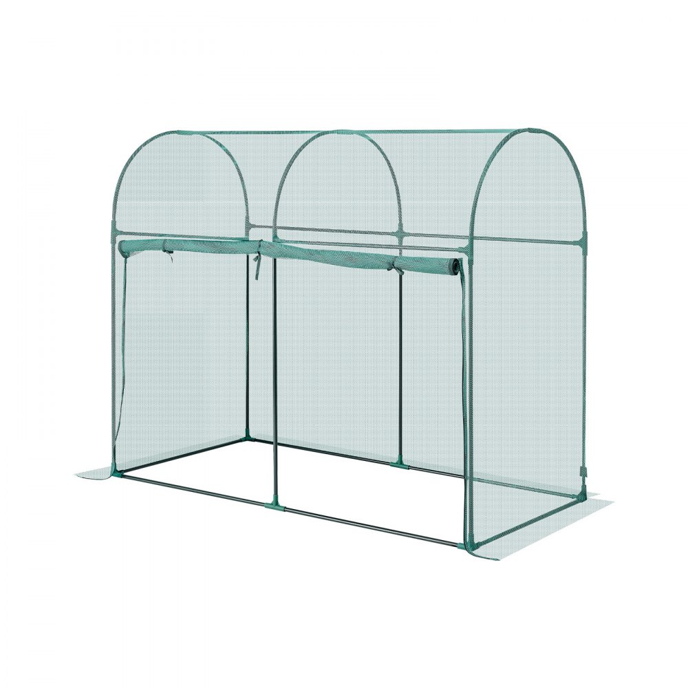 VEVOR plantenbeschermingstent, 1806x910x1500 mm, plantenbeschermingsnet met frame, deur met ritssluiting, winddicht, plantenkooi/kas voor verhoogde plantenbedden, buiten, tuin, terras
