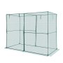 VEVOR Crop Cage, 2.39 x 1.2 x 1.8 m Plant Protection Tent with Zippered Door, Wind-Resistant Tall Crop Cage, Easy to Install, Outdoor Raised Bed Cover, Tomato Plant Netting for Garden Patio Lawn