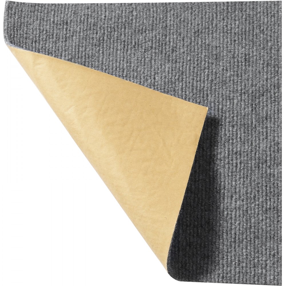 VEVOR tapijttegels, 12 x 12 inch zelfklevend tapijt, zachte, gewatteerde vloer, eenvoudige doe-het-zelf installatie voor slaapkamer, woonkamer, binnen en buiten (12 tegels, lichtgrijs)