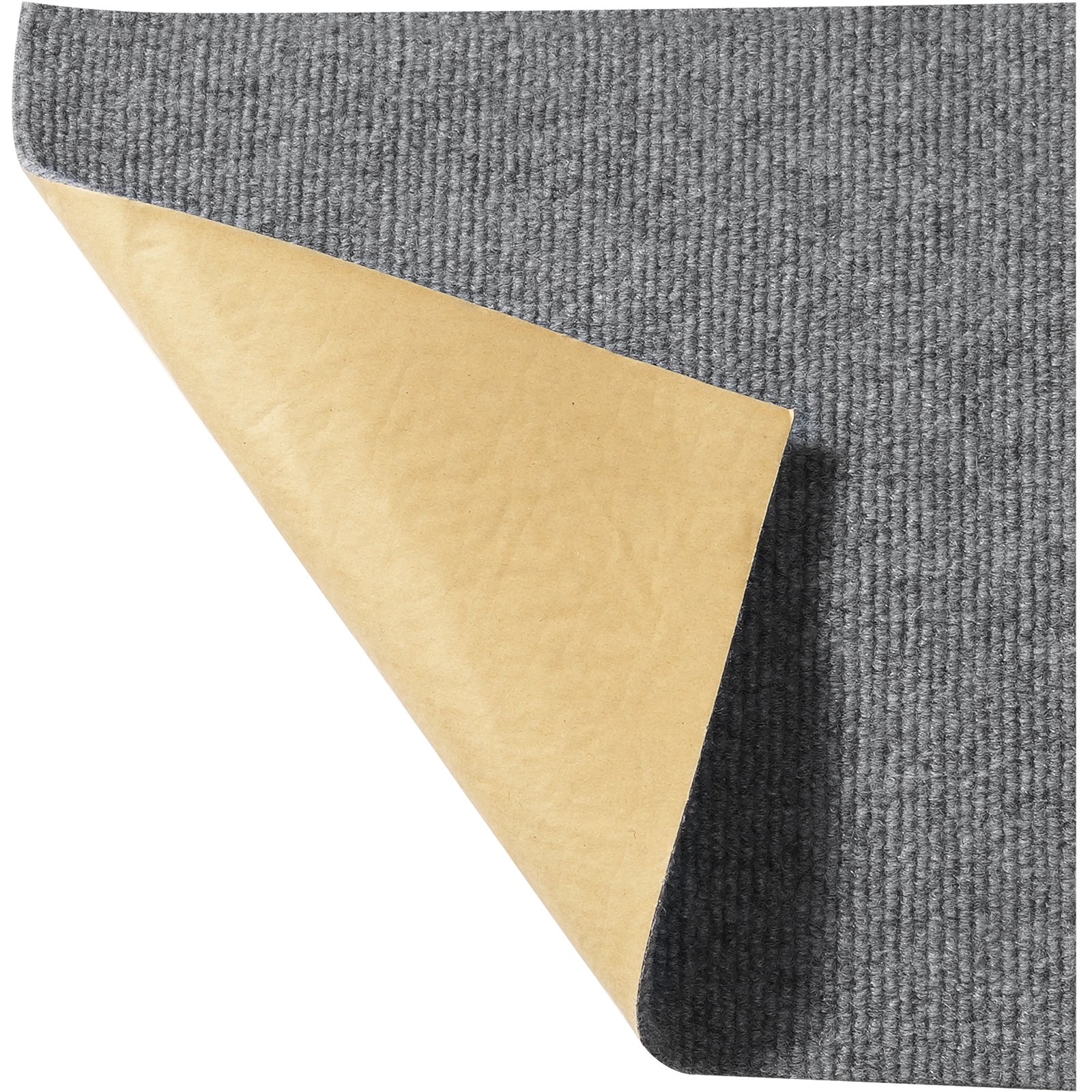 VEVOR tapijttegels, 12 x 12 inch zelfklevend tapijt, zachte, gewatteerde vloer, eenvoudige doe-het-zelf installatie voor slaapkamer, woonkamer, binnen en buiten (12 tegels, lichtgrijs)