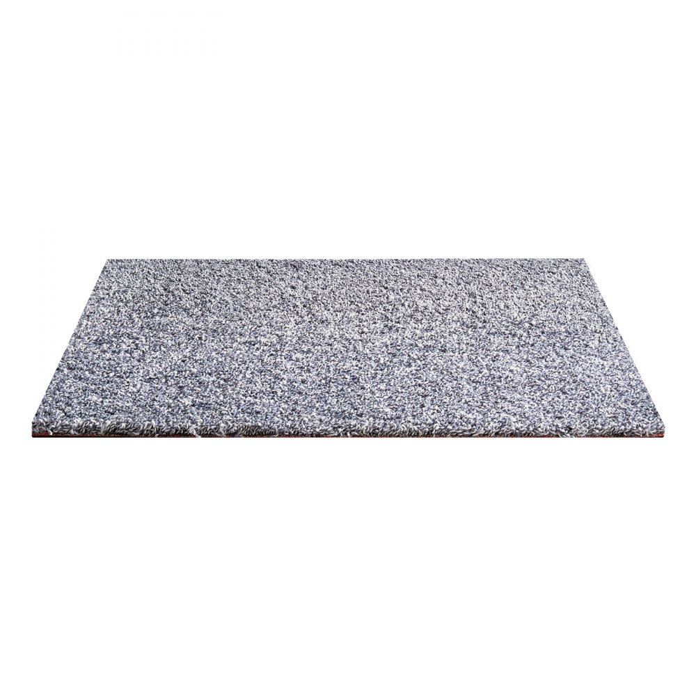 VEVOR Tapijttegels 457,2 x 457,2 x 12 mm, 10-pack, zelfklevende tapijtbedekking 2,0 m², tapijtvloer, eenvoudig zelf te vervangen voor woonkamer en kantoor, grijs