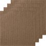 VEVOR Carpet Tiles Peel and Stick, 18” x 18” Squares Self Adhesive Carpet Floor Tile, Soft Padded Carpet Tiles, Easy Install DIY for Bedroom Living Room Indoor Outdoor (10 Tiles, Dark Brown)