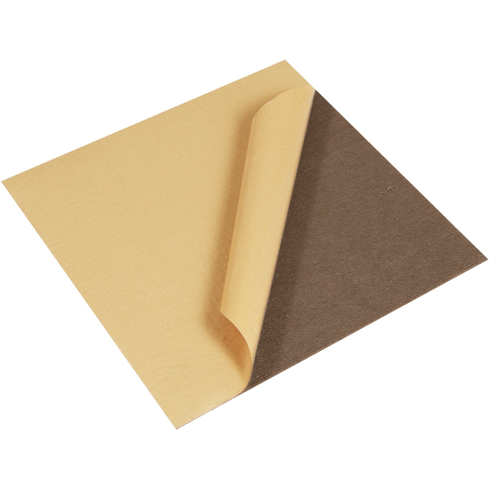 VEVOR Peel and Stick tapijttegels, 457x457mm, zelfklevende tapijttegels, zachte, zachte tapijttegels, doe-het-zelf installatie voor slaapkamer en woonkamer (10 stuks, donkerbruin)