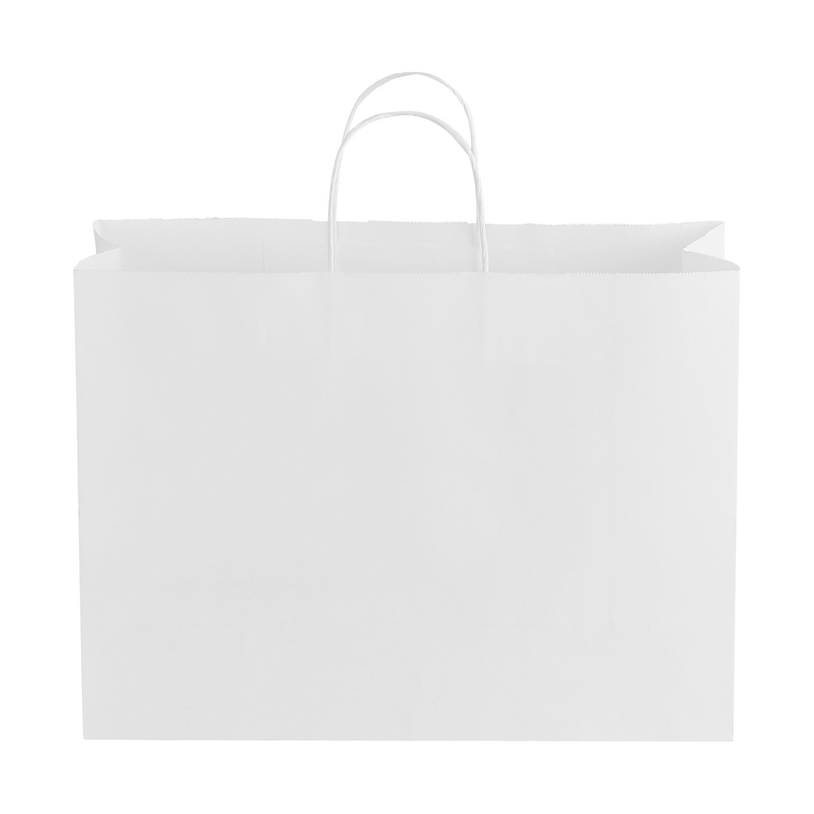 VEVOR Papieren Draagtassen, 100 Stuks, Kraft Papieren Tassen met Handvatten, 406x152x308 mm, Grote Herbruikbare Cadeautassen, Boodschappentassen, voor Verjaardagen, Bruiloften, Winkelen, Cadeaus, Wit