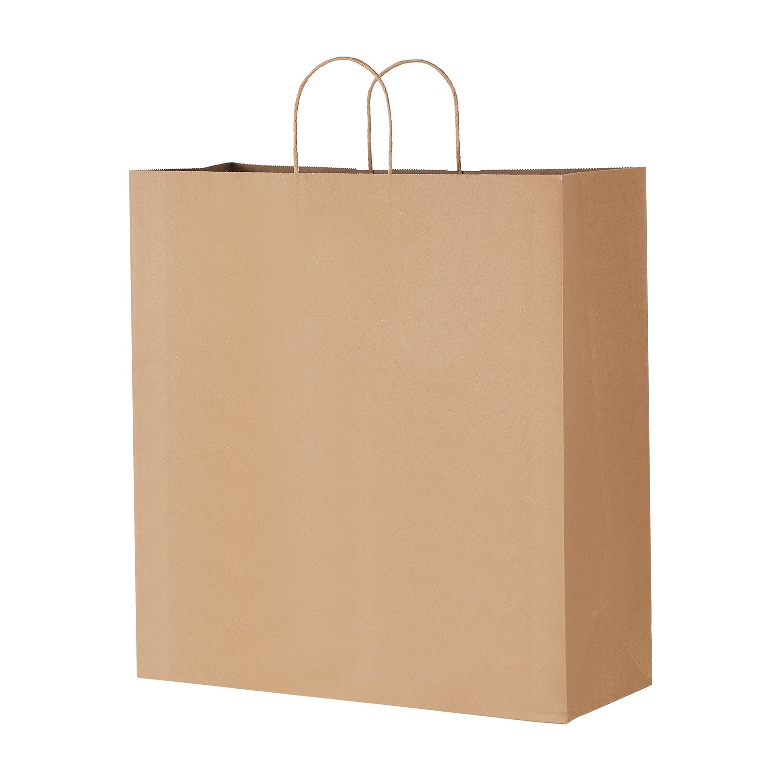 VEVOR Kraft-papieren tassen, 100 stuks, cadeautassen met handvatten, 457 x 178 x 483 mm, grote boodschappentassen, papieren draagtassen, krafttassen, voor verjaardagen, bruiloften, winkelen, cadeaus, bruin