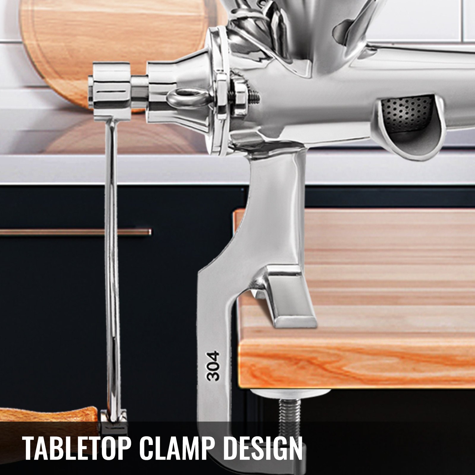 Vevor Tarwegras Juicer Extractor, Handmatige Tarwegras Press Roestvrij Staal 304