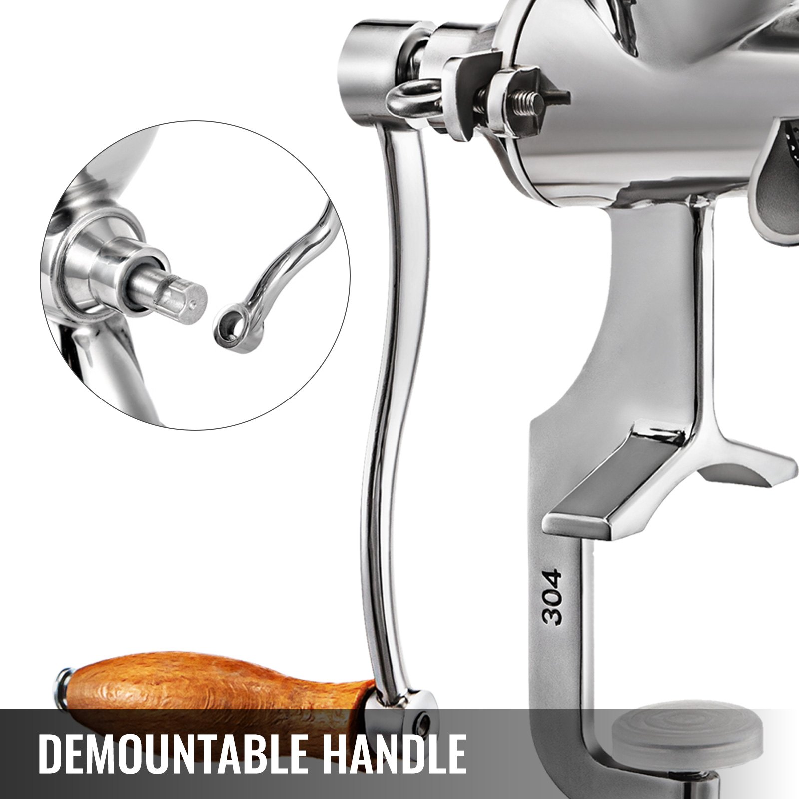 Vevor Tarwegras Juicer Extractor, Handmatige Tarwegras Press Roestvrij Staal 304