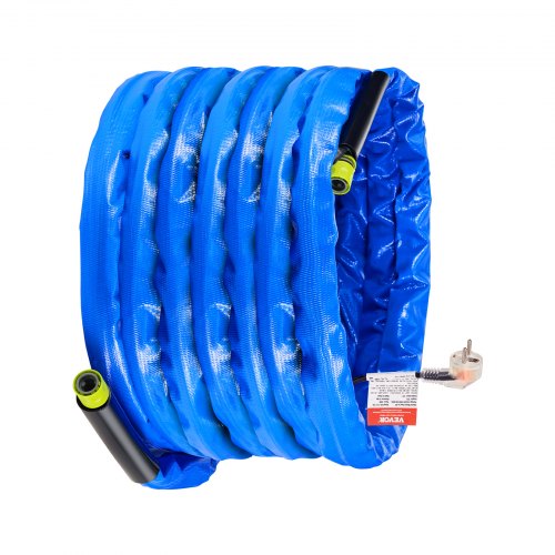 VEVOR Verwarmde waterslang voor camper, verwarmde drinkwaterslang met gegolfde afdekking, vorstbescherming tot -45 °C, automatisch zelfregulerend, binnendiameter van 1,27 cm VEVOR Verwarmde waterslang voor camper, verwarmde drinkwaterslang met gegolfde afdekking, vorstbescherming tot -45 °C, automatisch zelfregulerend, binnendiameter van 1,27 cm