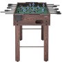 VEVOR tafelvoetbaltafel, 48 inch standaard tafelvoetbaltafel, volledige tafelvoetbaltafel voor binnen voor thuis, familie en speelkamer, voetbal met tafelvoetbalset, inclusief 2 ballen en 2 bekerhouders