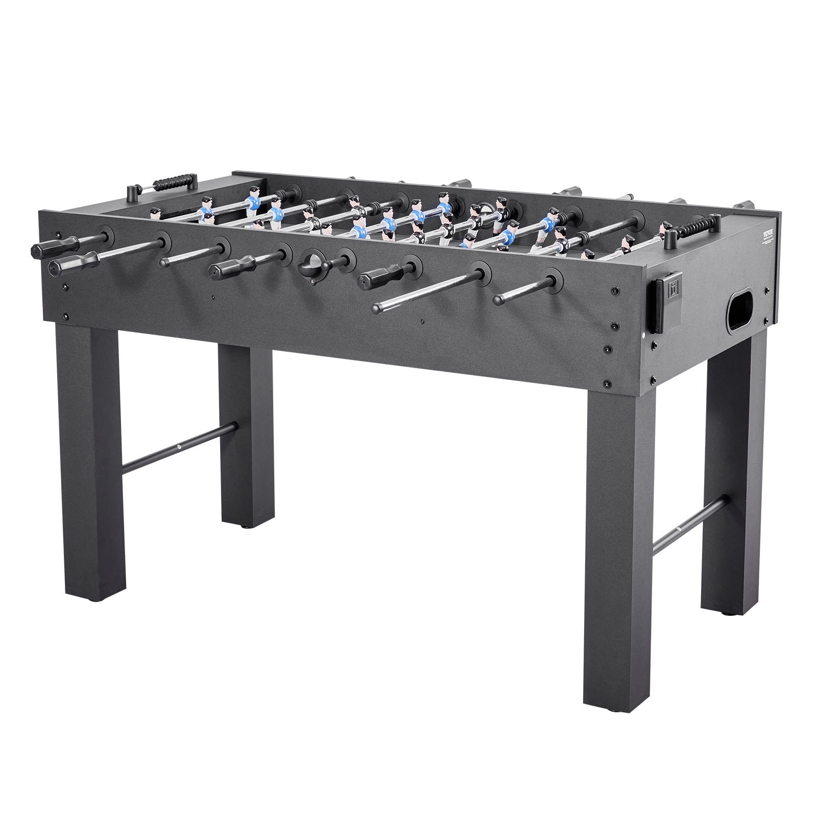 VEVOR Tafelvoetbaltafel van standaardformaat (1372 x 737 x 878 mm), indoor tafelvoetbaltafel voor thuis, gezin en speelkamer, duurzame set, inclusief 4 ballen, scoreteller en 2 bekerhouders.