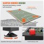 VEVOR Foosball Table, 55 inch Standard Size Foosball Table, Indoor Full Size Foosball Table for Home, Family, and Game Room, Soccer with Foosball Table Set, Includes 4 Balls and 4 Cup Holders