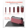 VEVOR Oscillating Belt and Spindle Sander, 2000RPM Benchtop Spindle Sander with 16mm Stroke, 5 Sleeves (12.7-50.8 mm) & 610 x 98 mm Sanding Belt for Woodworking, Furniture Sanding, DIY Projects
