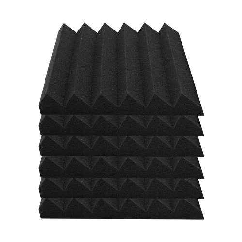 18-pack akoestische panelen met zelfklevende tape, 300x300x10 mm