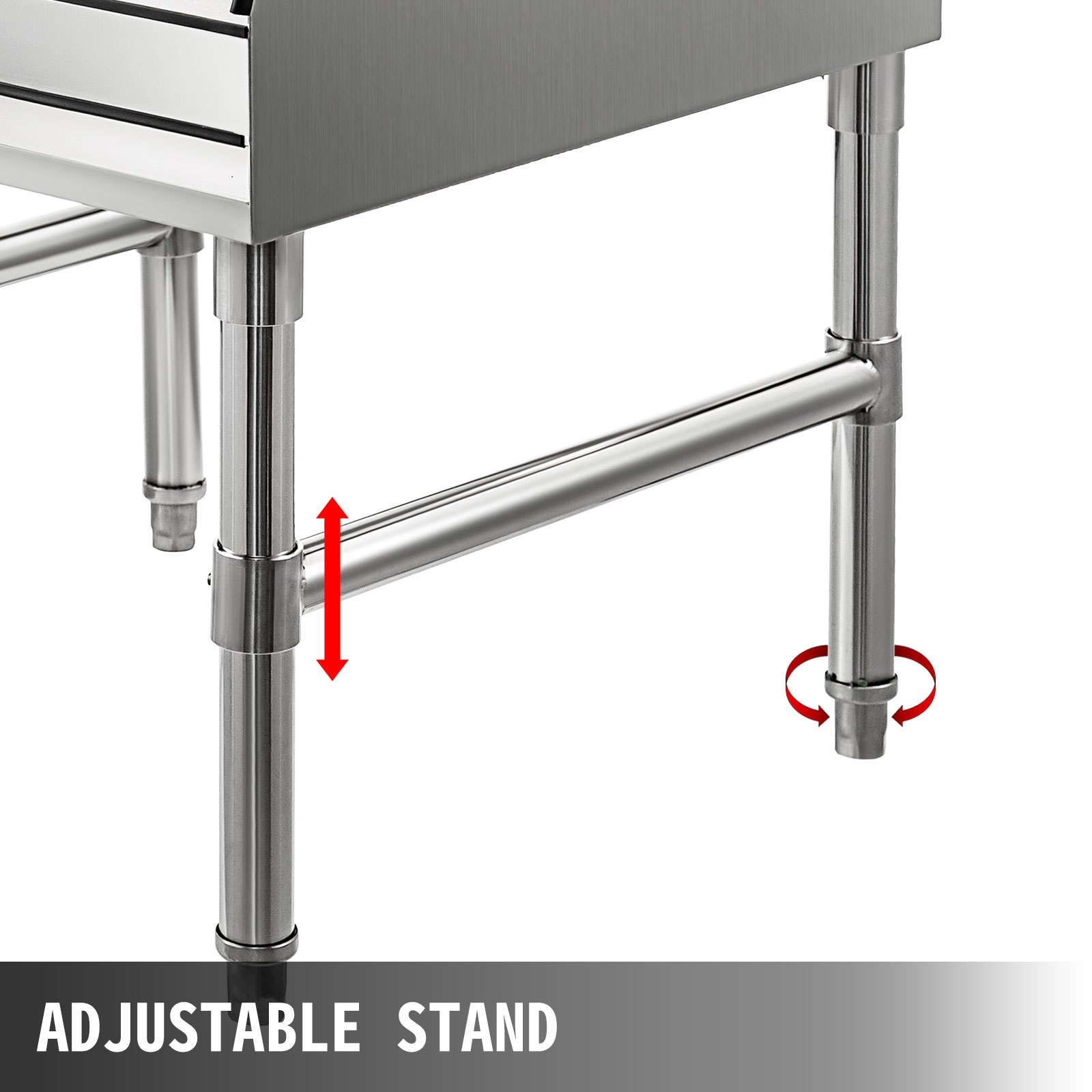 VEVOR Standand Wijnrek Roestvrijstalen 5 Verdiepingen Verticale Opslag Wijnhouder 24x23x33 inch Kast Wijnvertoning Wijnfleshouder Wijnopslag