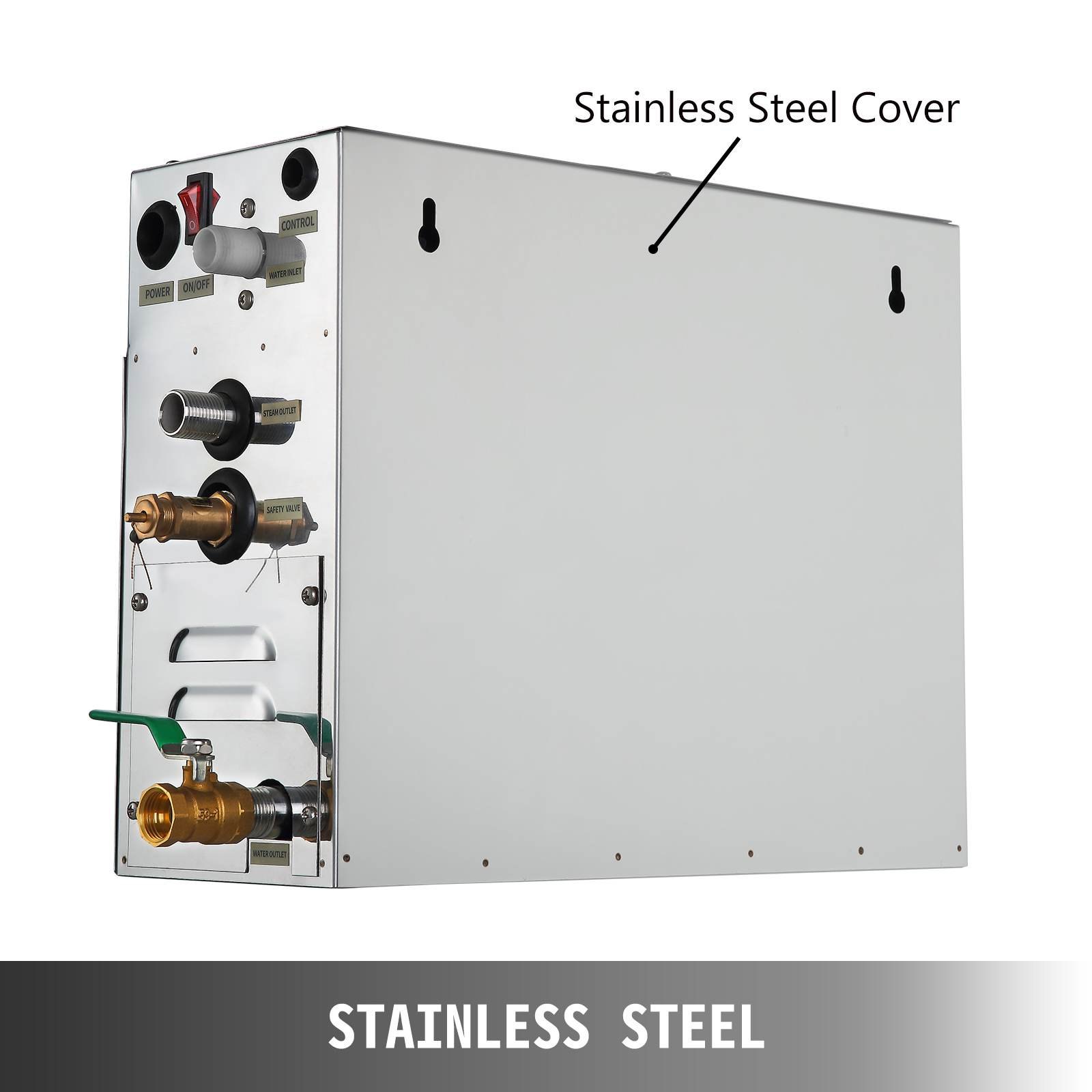 220v 380v Stoomdouches Sauna Stoomgenerator, Douche Home Stoomdouche Systeem Sauna Spa Stoombad Generator Geschikt Voor Verwarming Ruimte 3-20 M³,220V-4.5KW 220v 380v Stoomdouches Sauna Stoomgenerator, Douche Home Stoomdouche Systeem Sauna Spa Stoombad Generator Geschikt Voor Verwarming Ruimte 3-20 M³,220V-4.5KW
