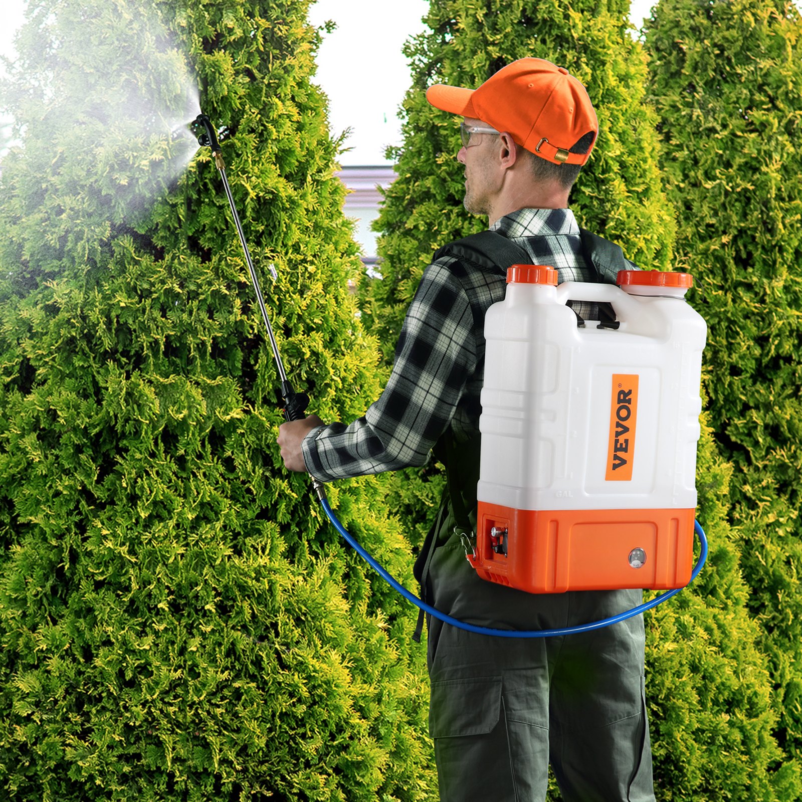 Elektrische sproeier, 5 l/8 l, 1800 mAh, tuinsproeier, oplaadbaar, met