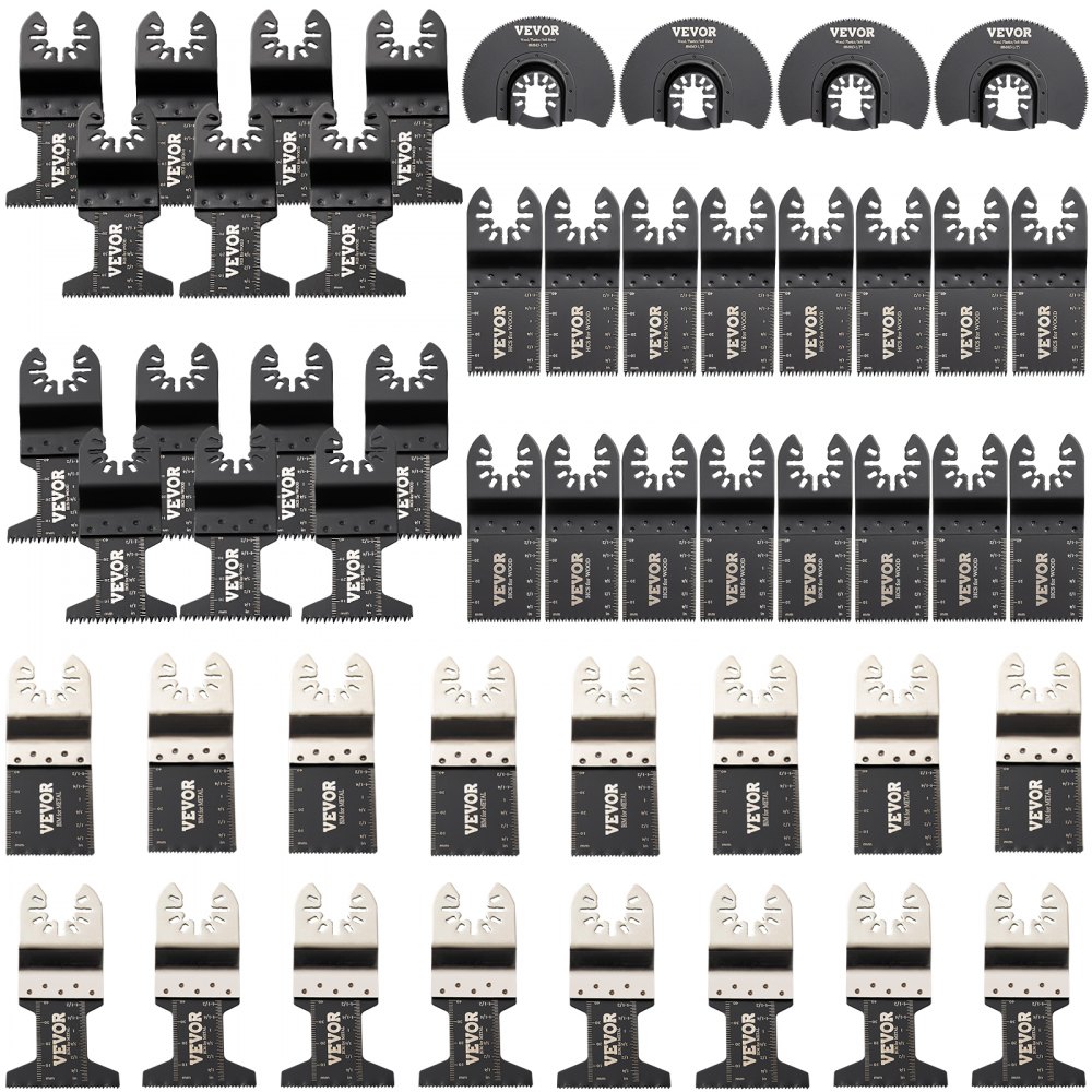VEVOR 50x zaagbladen Oscillerende fijne zaagbladen Multitool ...