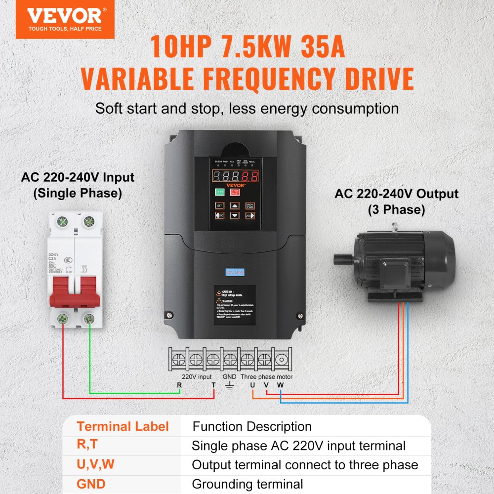 Üreticinin Yüksek Performanslı S20 Serisi VFD VSD İnverter Motor Değişken Hız Te