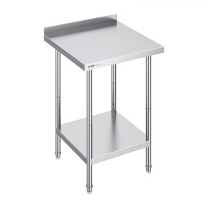 VEVOR Roestvrijstalen Werktafel 610 X 610 X 914 Mm - Commerciële Voorbereidingstafel