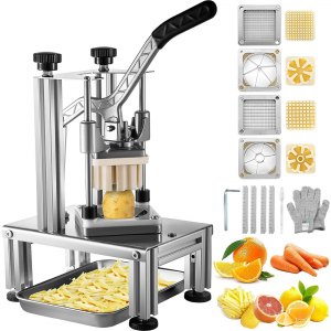 VEVOR Commerciële Aardappelsnijder Frietensnijder 1/2 3