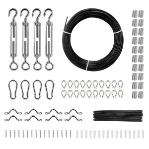 Fixman 876416 Gegalvaniseerde Draadkabel, Zilver, 4 mm x 10m