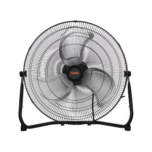 VEVOR Vloerventilator, 3 snelheden, industriële high-speed ventilator, 450 mm, 113,26 m³/min, 360 graden verstelbare helling voor thuis, sportschool, kantoor, garage, winkel