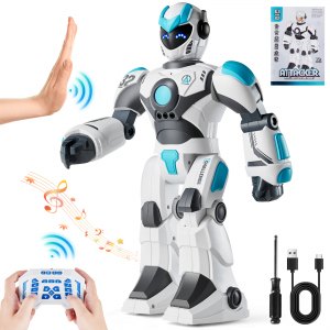Silverlit Robo Blast One op afstand bestuurbare robot met schietende vuist - zwart Silverlit Robo Blast One op afstand bestuurbare robot met schietende vuist - zwart