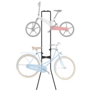 Set Van 2 Draaibare, Aan De Muur Te Bevestigen Fietsenrekken Voor In De Garage Verticaal Fietsenrek~p202747417