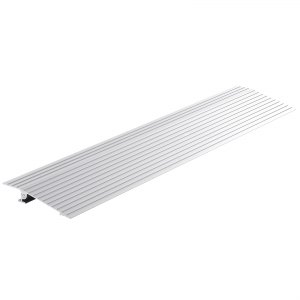 Drempelhelling Massief rubberen deur Drempelhelling 15T Laadvermogen Stoephelling met kanaal 90,2 x 62 x 10,2 cm Rolstoelhelling Rubberen oprijplaat Ideaal voor oneffen terrein Stoepranden | NL