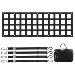 achterklepnet, 1370 x 460 mm, laadbaknet voor vrachtwagens tot 680 kg, met 4 verstelbare telescopische banden, uitschuifbaar en duurzaam, geschikt voor pick-up, aanhanger, vrachtwagen, jeep en SUV | NL achterklepnet, 1370 x 460 mm, laadbaknet voor vrachtwagens tot 680 kg, met 4 verstelbare telescopische banden, uitschuifbaar en duurzaam, geschikt voor pick-up, aanhanger, vrachtwagen, jeep en SUV | NL